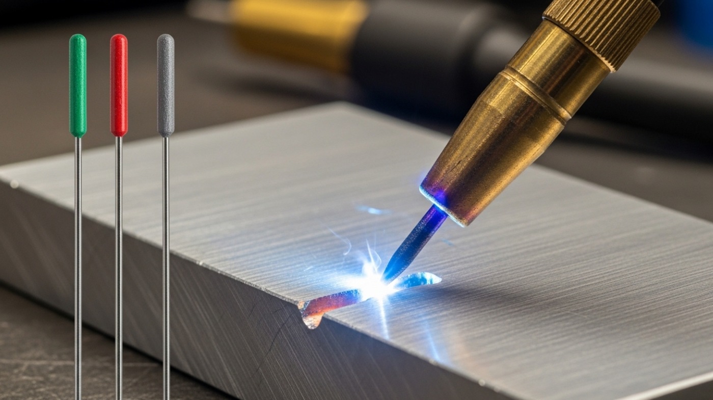 what colour tungsten for aluminium