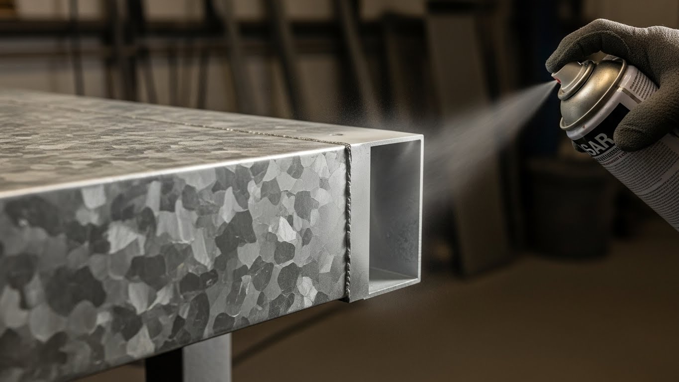 can you spray paint galvanized steel