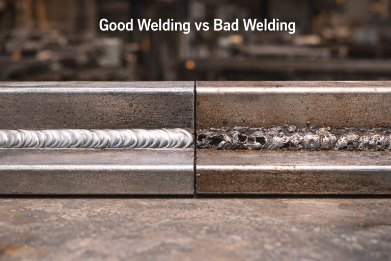good welding vs bad welding