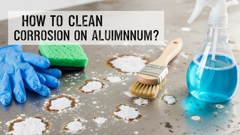 how to clean corrosion on aluminum