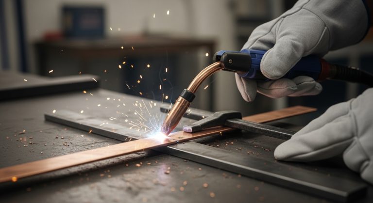 can you weld copper to steel