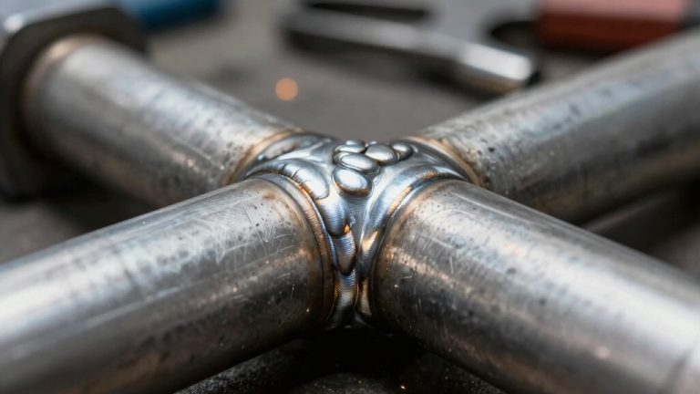 joining two aligned metal pieces