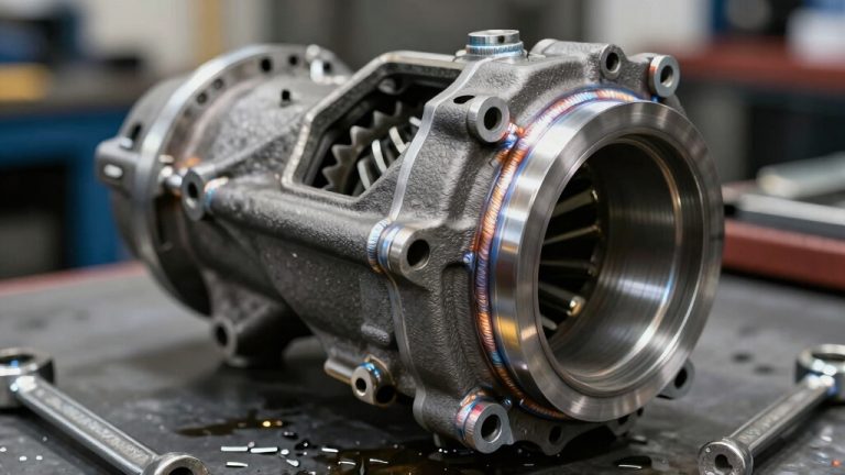 locked rear axle assembly