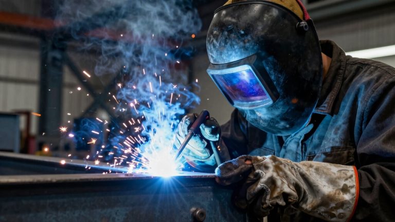 metal building components welder