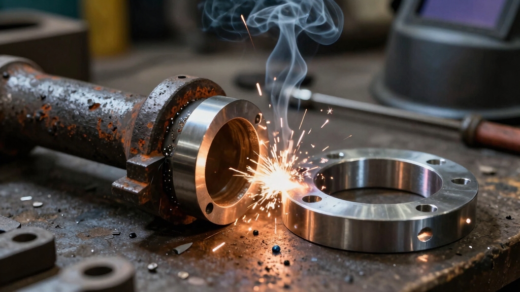 nickel filled preheated stick welding