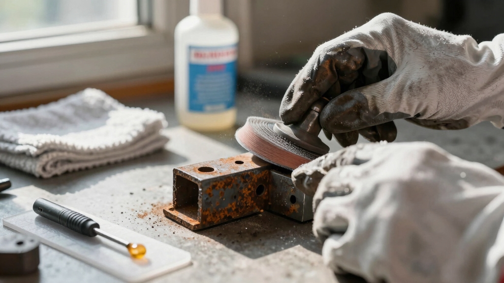 thoroughly clean and roughen