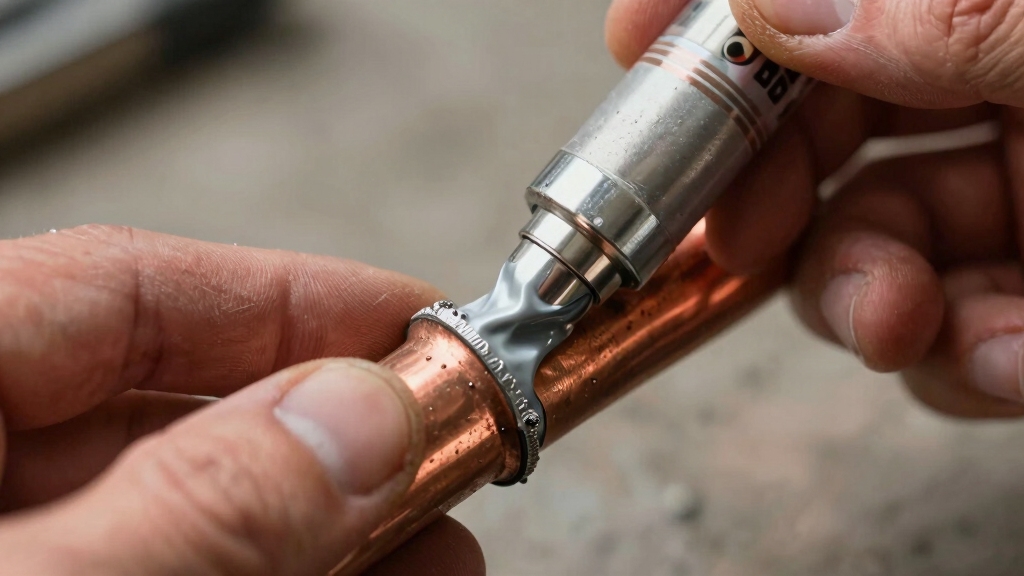 epoxy creates rigid mechanical bond