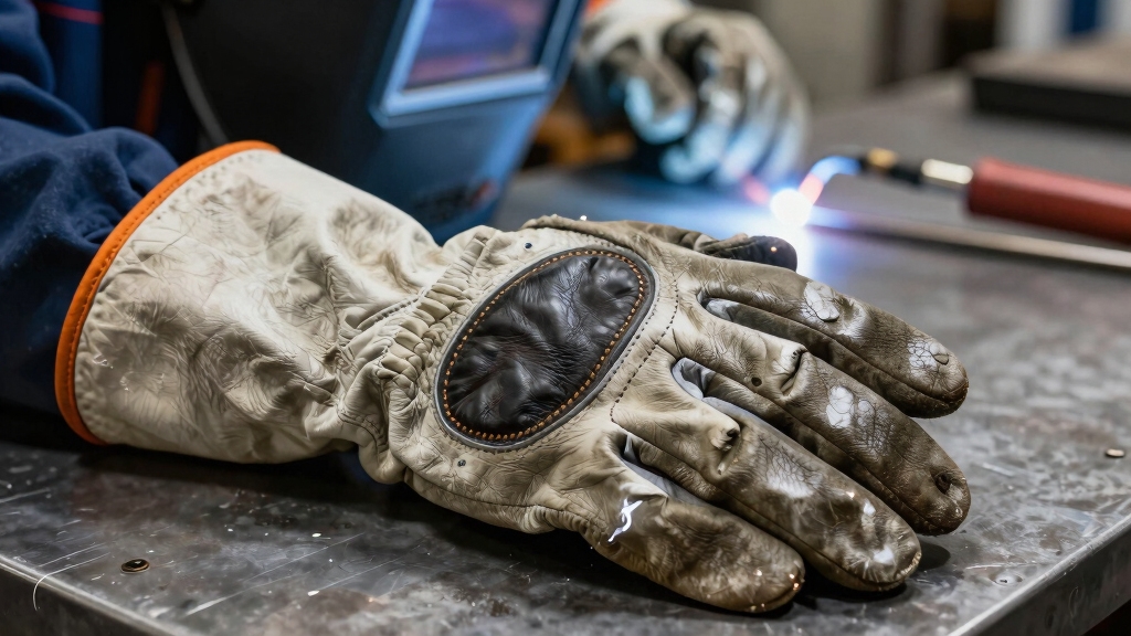 heat resistant dexterous welding gloves