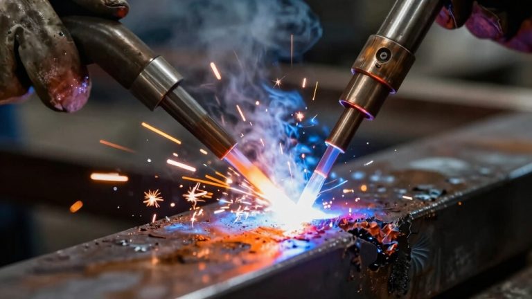 ionized gas used for welding