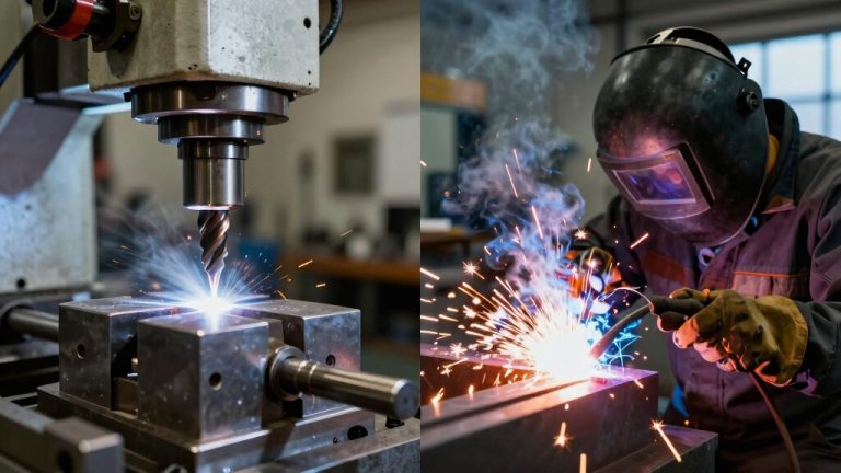 machining vs joining metal processes