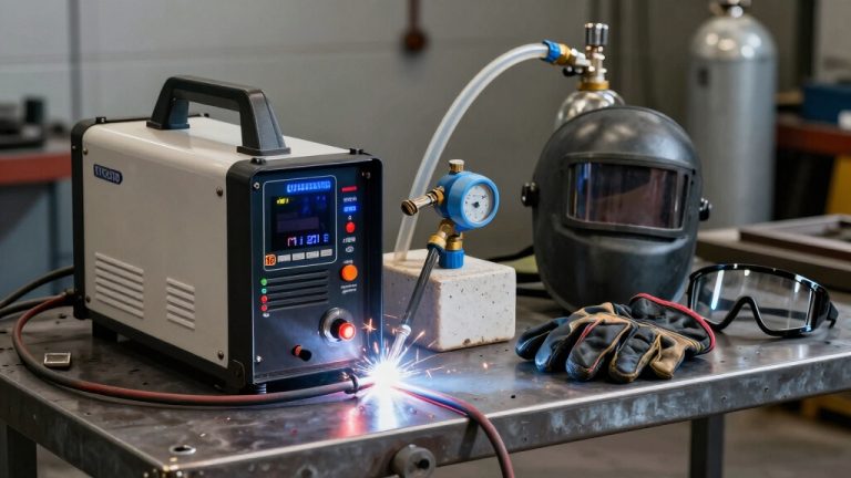 prepare welding equipment safely