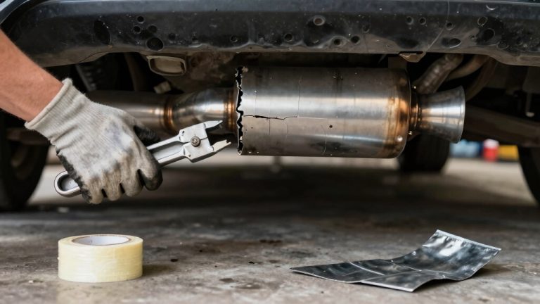 repair exhaust pipe without welding