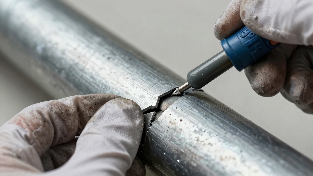 using jb weld steel stick