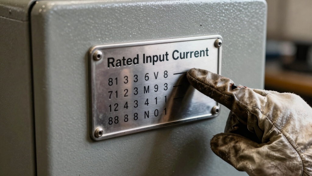 locate welder nameplate input