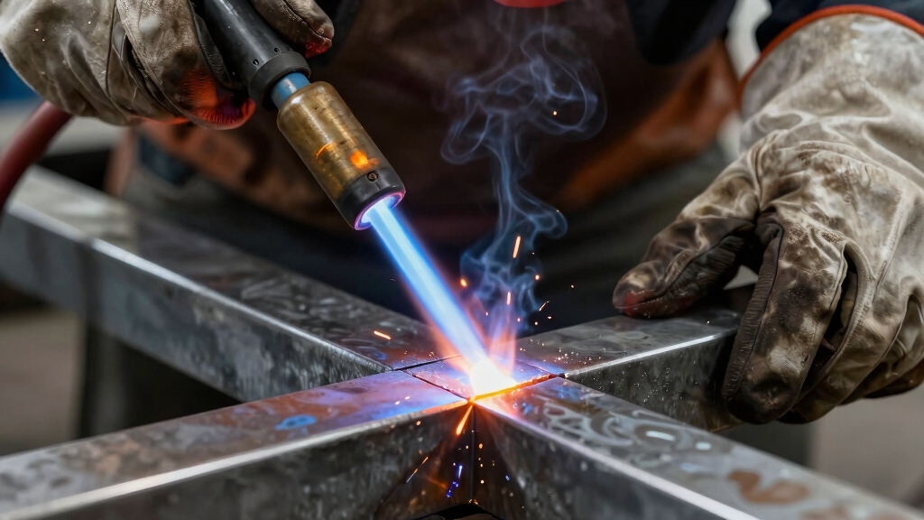 oxy acetylene high temperature flame