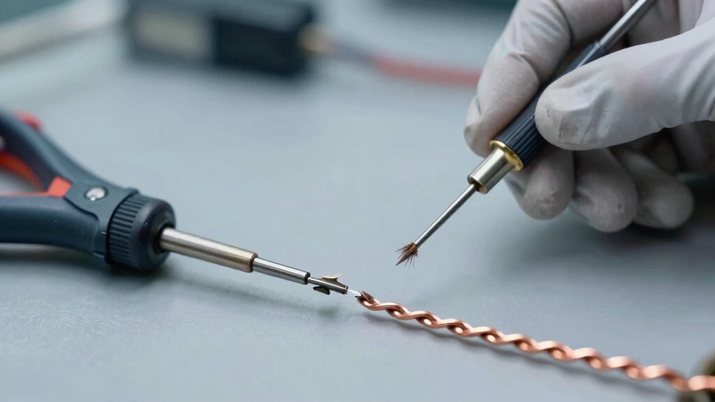 prepare thermocouple wires precisely