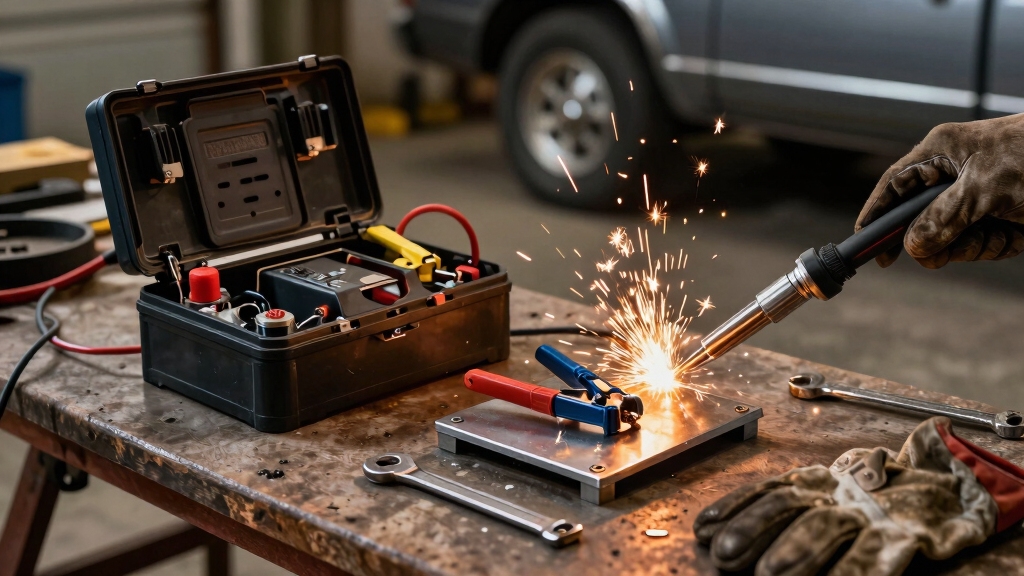 series batteries for welding