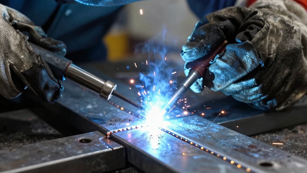 temporary low heat alignment welds