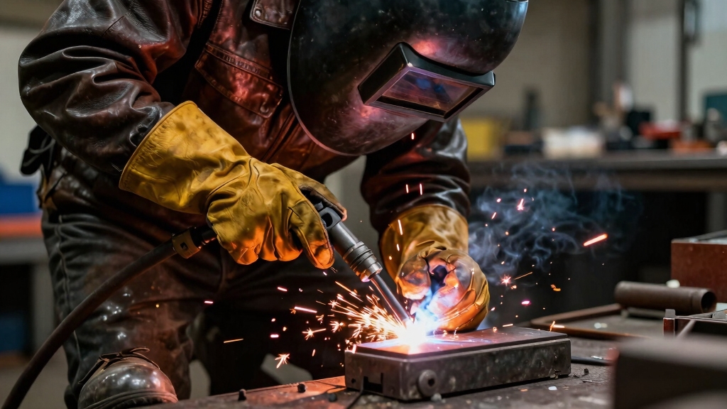 wear flame resistant leather gloves