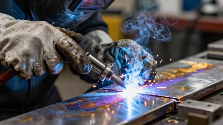 weld titanium using inert gas