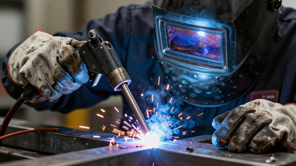 continuous wire shielded arc welding
