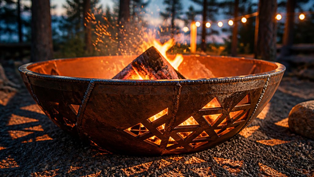 custom welded fire pit designs