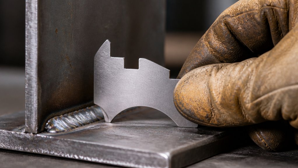 measure fillet weld size precisely