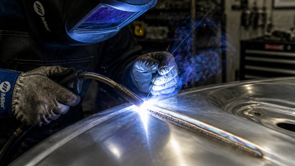 mig welding aluminum requires shielding
