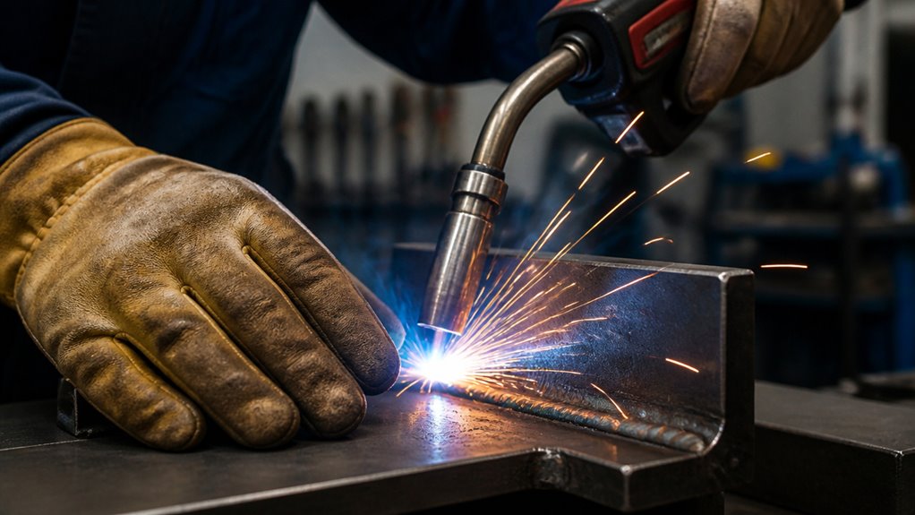 operating a welding gun