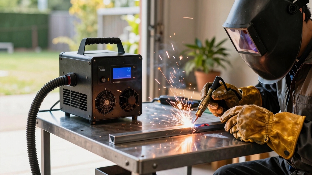 well ventilated fire safe welding