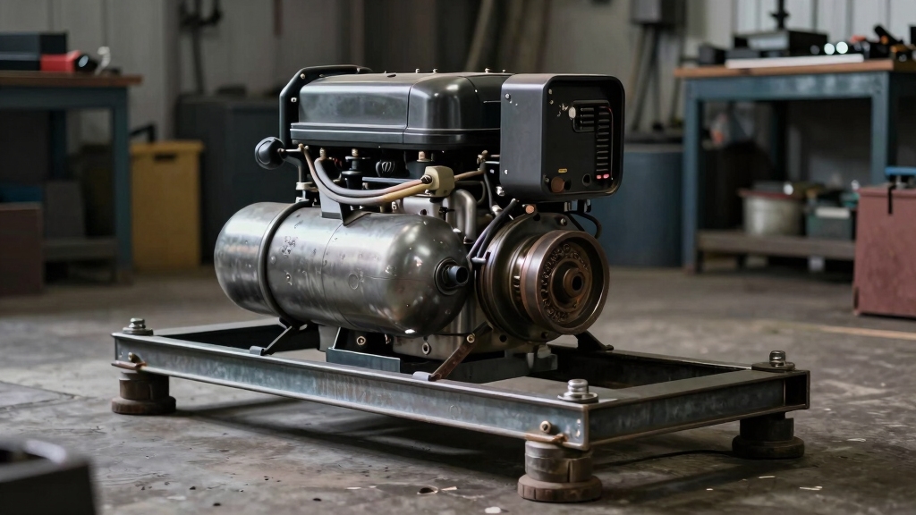 center mounted securely anchored welder