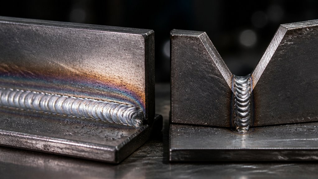 comparing fillet and groove welds