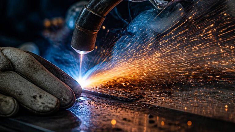 distorted arc caused weld defects