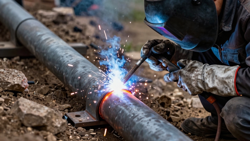 downhill fast freezing pipe welding