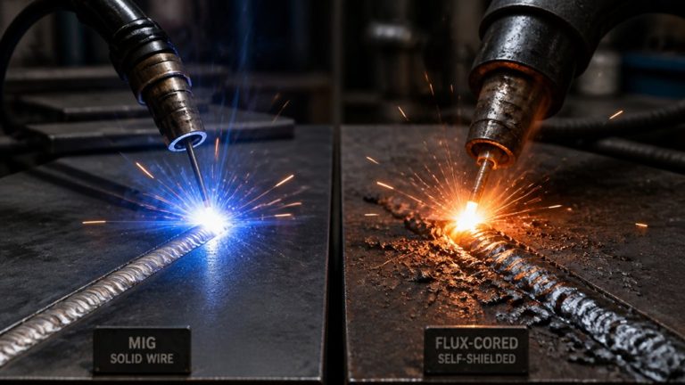 gases vs flux core