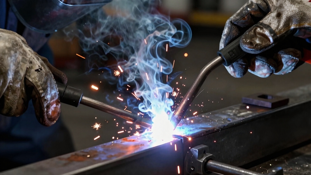 magnetic forces distort welding arc