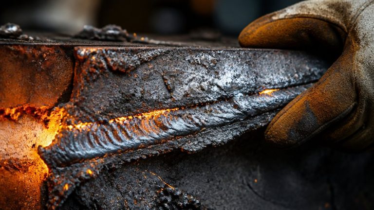 oxide residue on welds