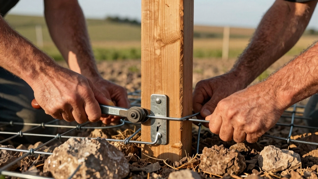 strong end posts and braces