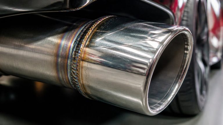 welded on exhaust tip