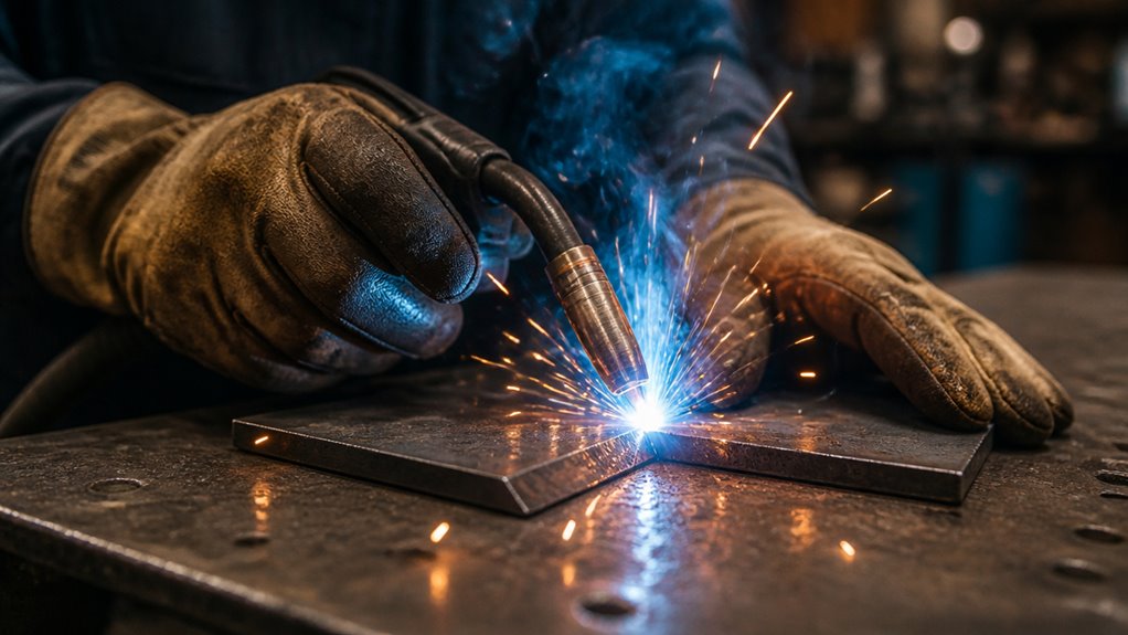 amps needed to weld 1 4 inch steel