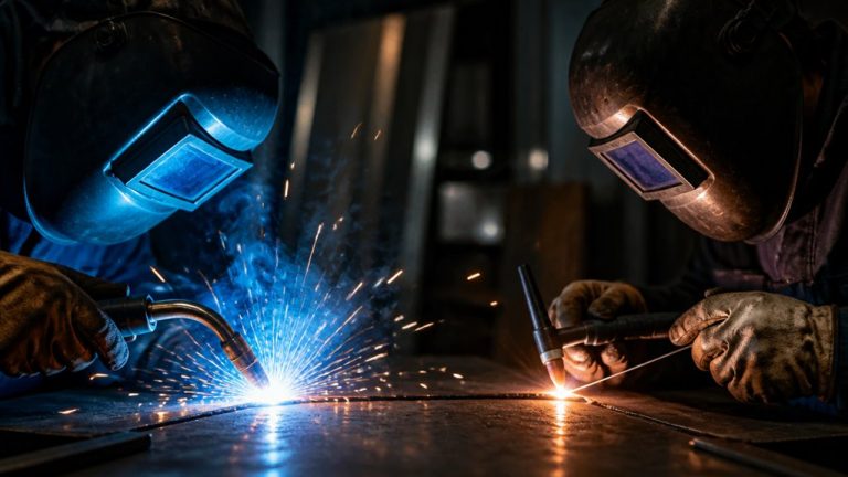 flux cored versus inert gas welding