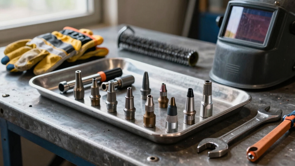 inspect welder prepare workspace