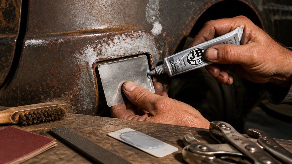 patch metal without welding