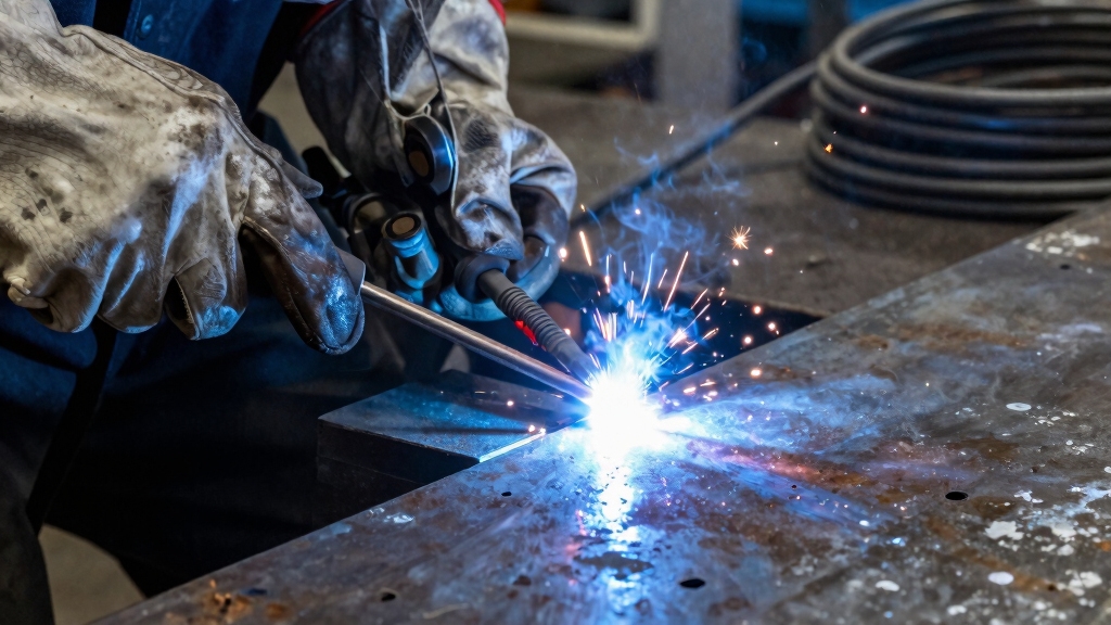 polarity controls welding heat distribution