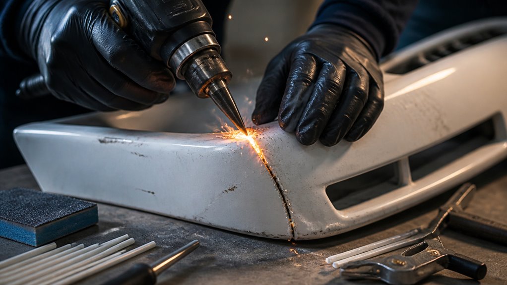 step by step plastic welding