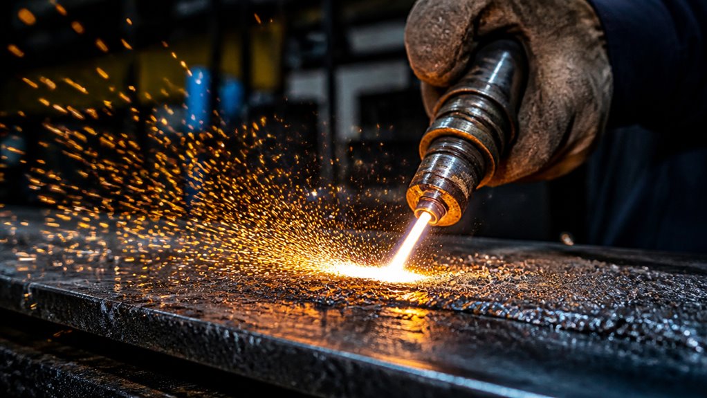 thermally deposited metallic coating