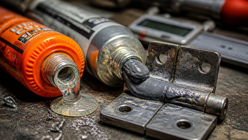 two part high strength adhesives