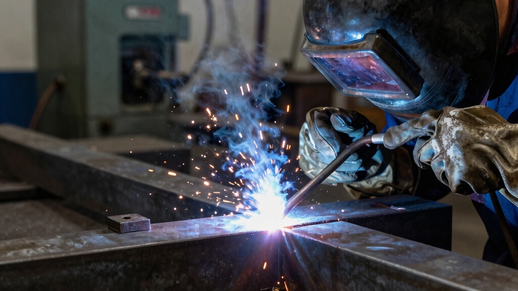 vertical groove weld control