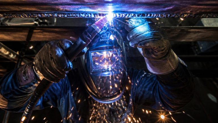 welding above shoulder height techniques