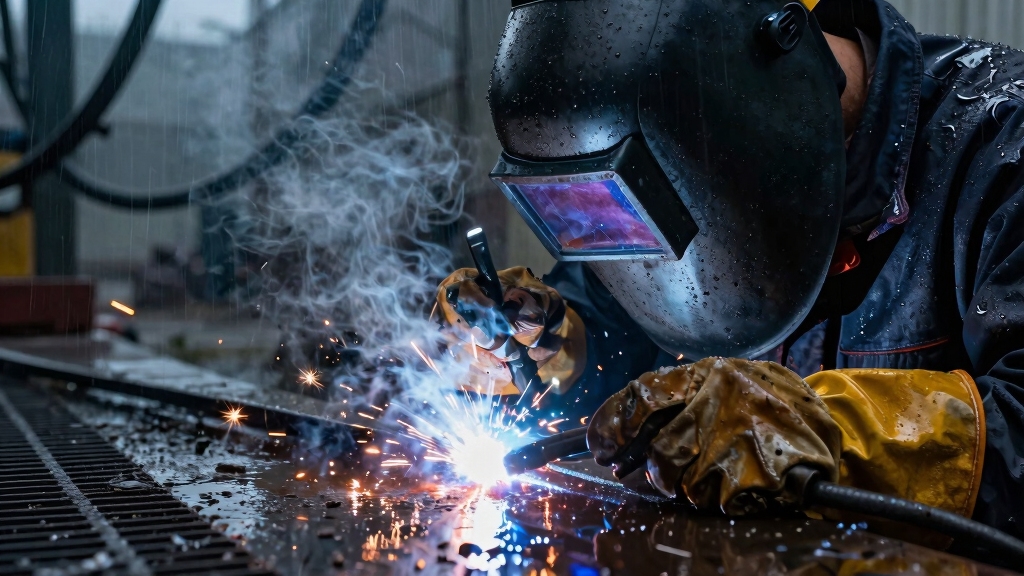 wet welding increases electrocution risk